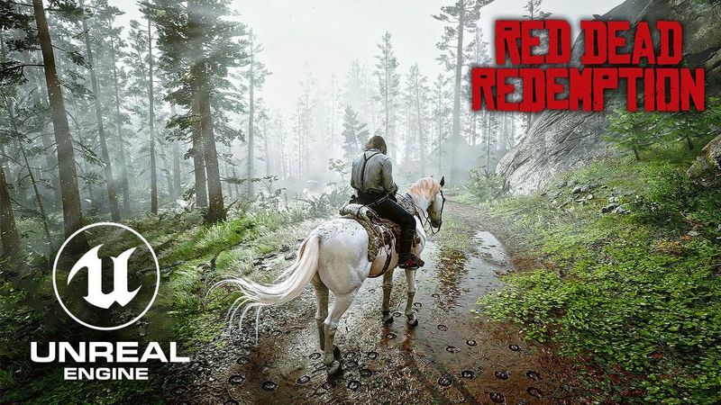 Ремейк Red Dead Redemption на Unreal Engine 5 буде виглядати так