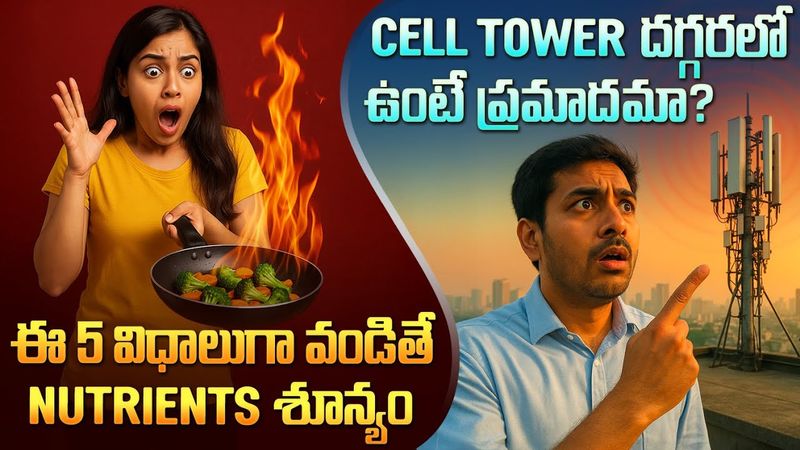 5 Cooking Mistakes That Kill Nutrients 🍲 + Cell Tower Health Risks Explained 📡 & More | Telugu Facts