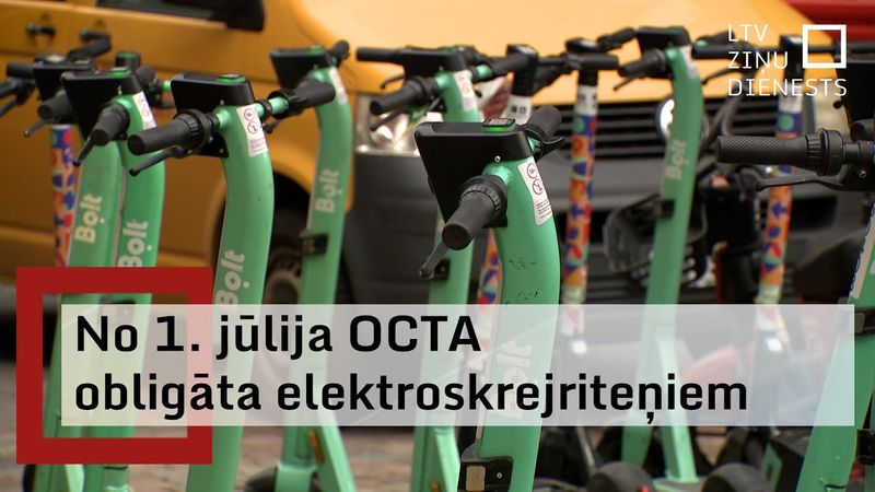 Obligāta OCTA elektroskrejriteņiem – kas mainīsies?