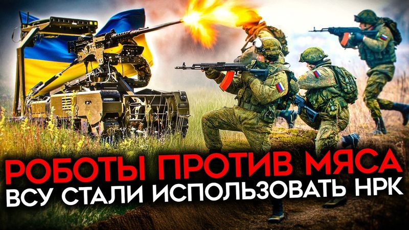 УКРАИНСКИЕ РОБОТЫ-УБИЙЦЫ УЖЕ НА ФРОНТЕ. НРК ВСУ воюют против волн российского мяса