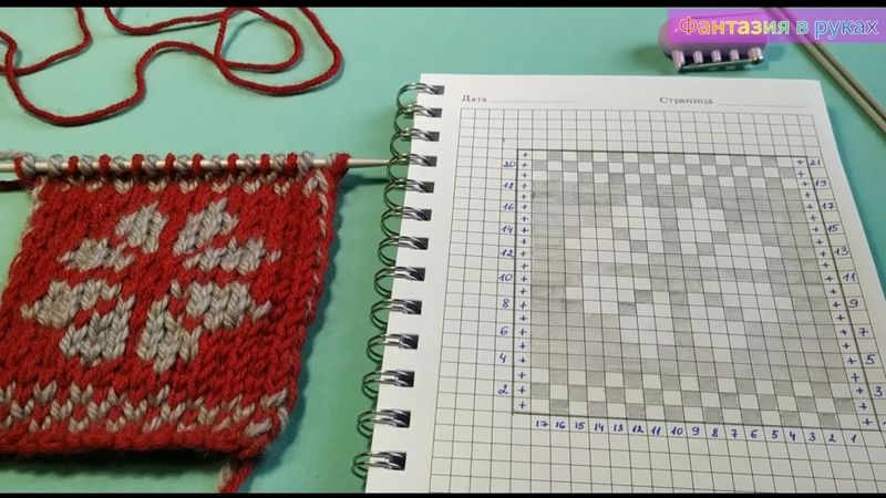 Жаккард без протяжек поворотными рядами 🤔 Пошаговый мастер-класс 🔥 Потом сможете вязать любой узор 😉