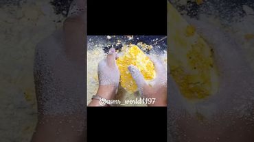 Flakey Pasted Block #oddlysatisfying #crushingtime #relax #rainbowsoap #cornstarch #satisfying