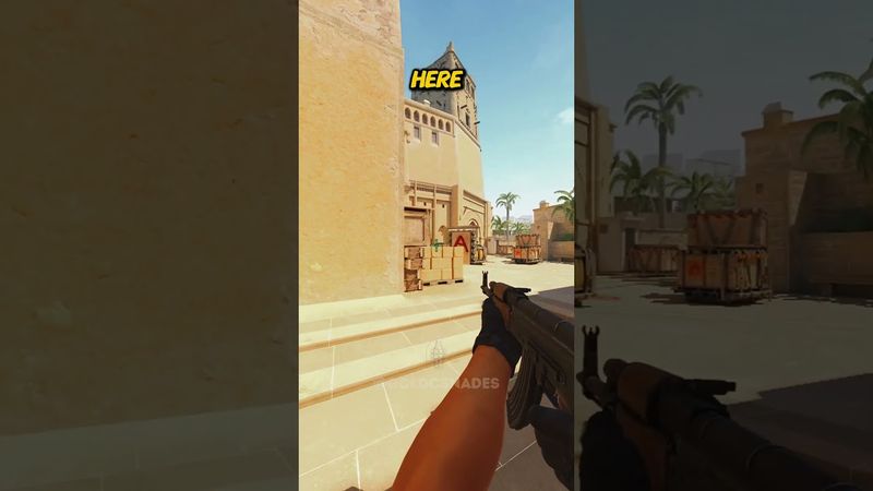 NEW META A SITE MOLLY ON MIRAGE #shorts #cs2
