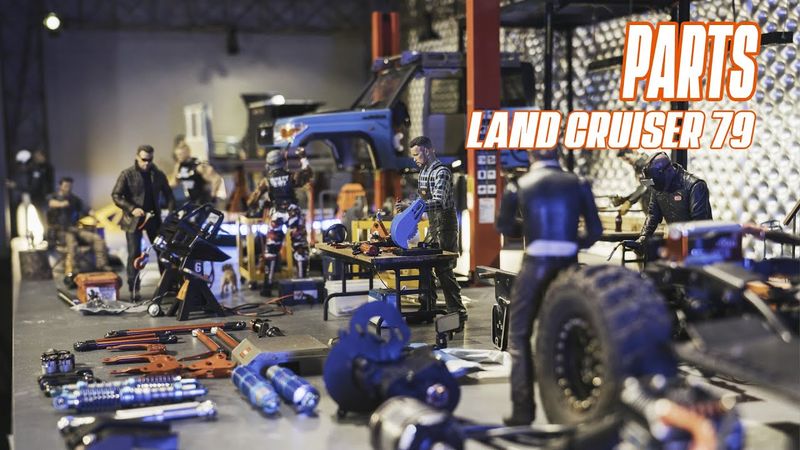 E3S-RC / PARTS OF RC LAND CRUISER 79 - 6X6