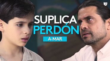 Gabriel le pide a Íker que lo perdone por ocultarle que no es su padre | A.Mar | Capítulo 49