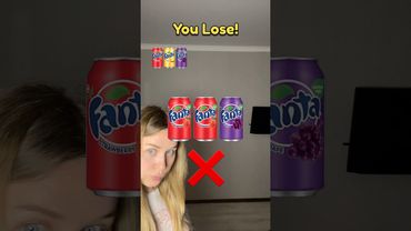 Fanta Challenge🥤IMPOSSIBLE😭🧡#shorts