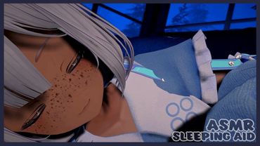 Cuddle Your Girlfriend To Sleep 💤【Rain, Soft breath...】| SLEEPING AID VRCHAT ASMR