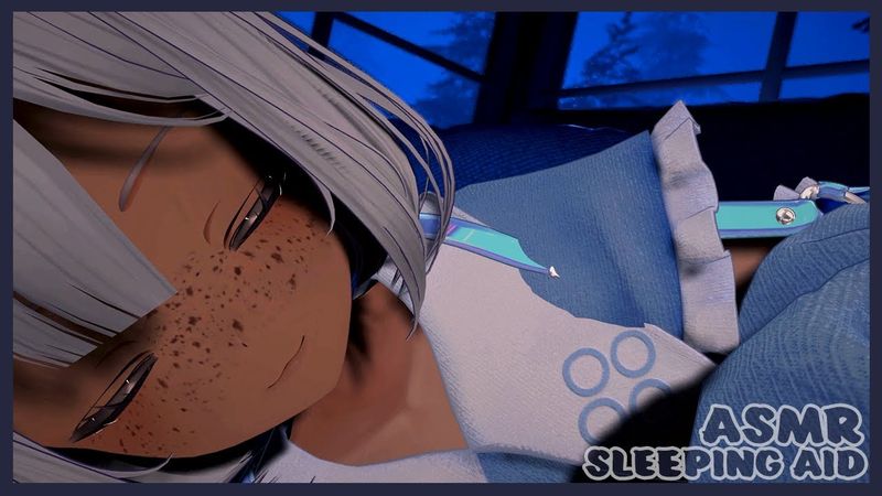 Cuddle Your Girlfriend To Sleep 💤【Rain, Soft breath...】| SLEEPING AID VRCHAT ASMR