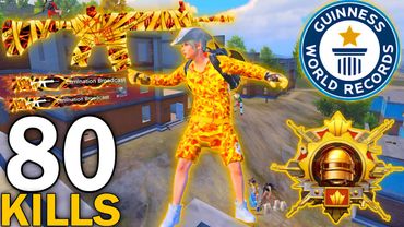 80 KILLS!🔥 IN 2 MATCHES WORLD KILL RECORD! With BEST OUTFIT😍 PUBG MOBILE -BGMI