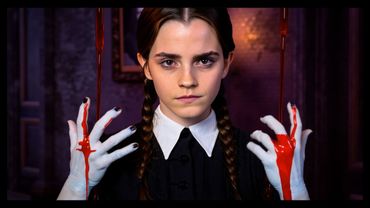 Hogwarts Family — Nevermore Magic School! Harry Potter as Wednesday (ai parody)