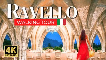 Escape to Ravello 💛 Italy's Most Beautiful View of Villa Rufolo 🇮🇹 4k