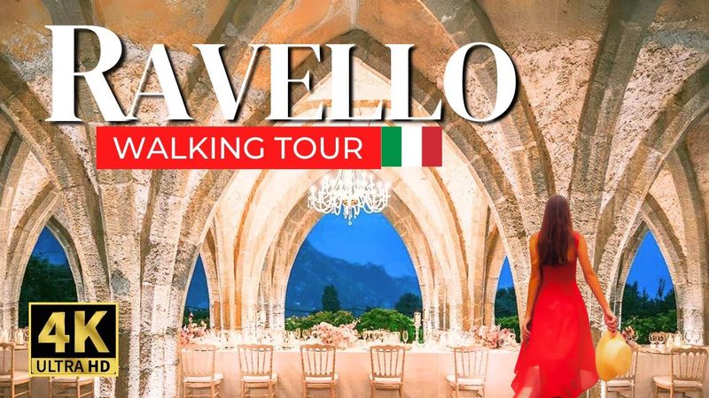 Fuga a Ravello: il panorama più bello d'Italia e Villa Rufolo 🇮🇹 4k