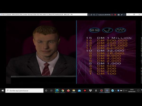 We Wird Millionar 2 Edition - PS2 Sony PlayStation 2 - PCSX2 v1.6.0 emulator