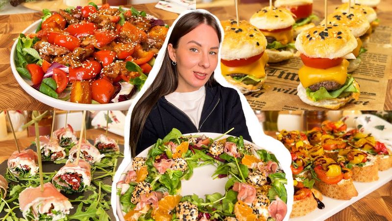 САЛАТЫ и ЗАКУСКИ на ПРАЗДНИЧНЫЙ СТОЛ, рецепты которых у вас будут просить!