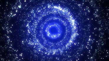 Футаж синий фон