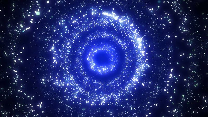 Футаж синий фон