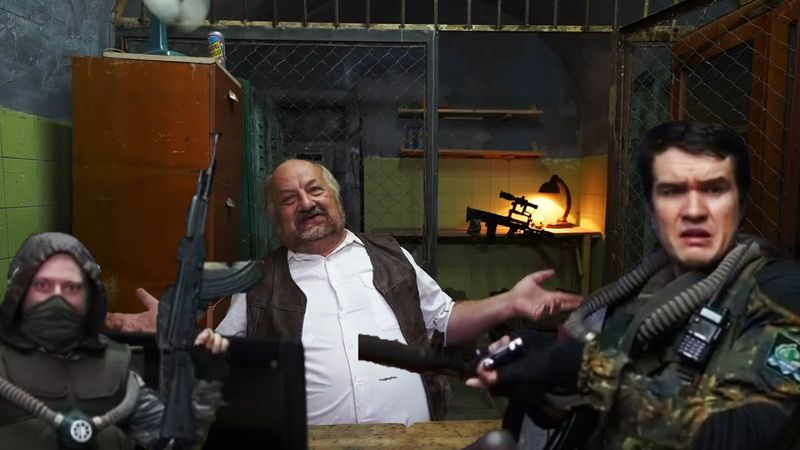 Badcomedian — пародия на STALKER из обзора ЧЕРНОБЫЛЬ! [Сидорович]