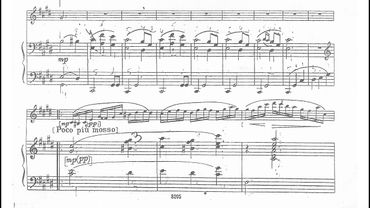 Mily Balakirev - Impromptu for Violin and Piano [Score-Video]