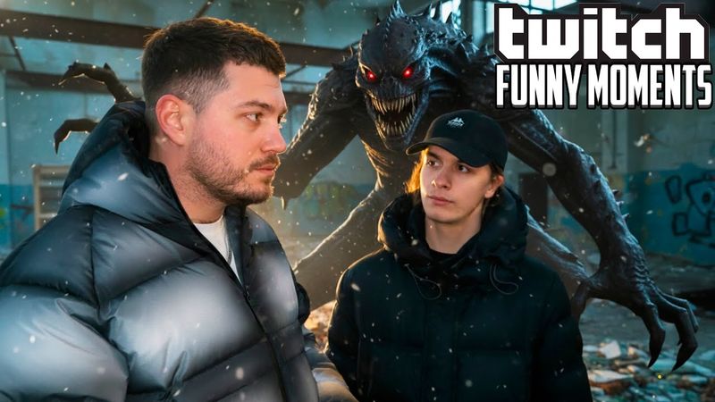 Топ Моменты с Twitch | Защитил от Монстра на Заброшке
