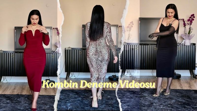 Yepyeni Elbiseler Aldım l Kombin Deneme Videosu