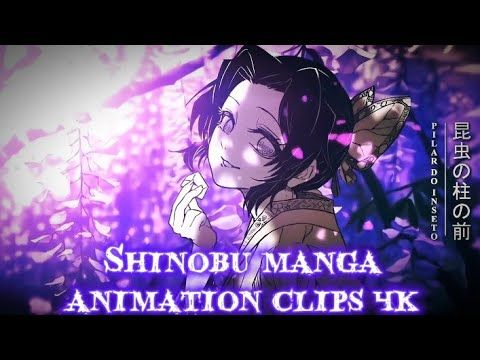 Shinobu manga animation clips 4k