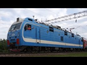"Friendly" trains in morning Krasnodar