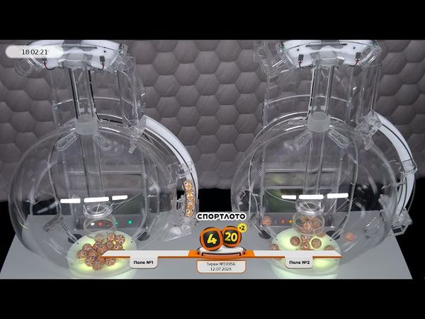 Столото представляет | Лотерея «Спортлото «4 из 20». Тираж № 10956 от 12.07.2025 г.