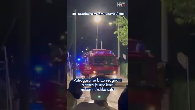 Požar u Novom Zagrebu - planula je kuća sa stranim radnicima