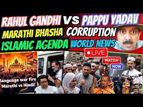 Corruption । Rahul Gandhi v/s Pappu Yadav । Marathi Bhasha । Islamic Agenda । Family । World News