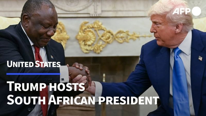 Ramaphosa calls for 'reset' in White House meeting with Trump | AFP