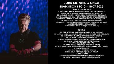 JOHN DIGWEED (UK) & SINCA (Canada) @ Transitions 1090 18.07.2025