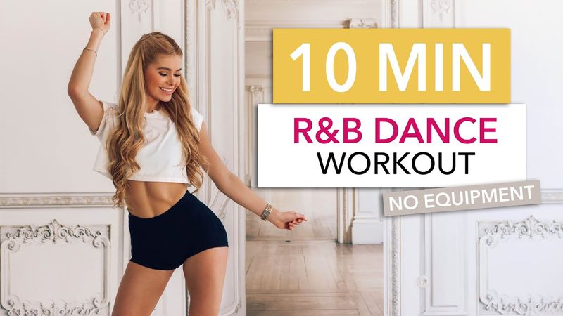 10 MIN R&B DANCE WORKOUT - a little sexy, a little gangster & for sure SWEATY! / Pamela Reif