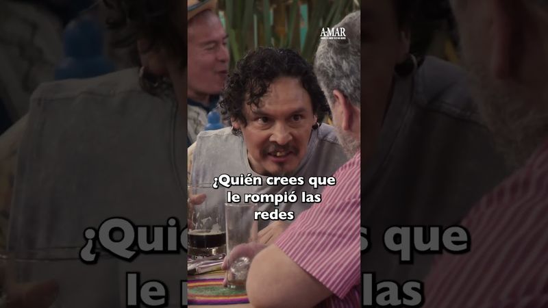 Tiburón admite haber roto las redes de Fabián #AMar #Uninovelas