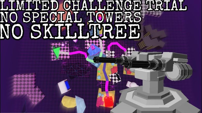 (RAW RUN) Committed Challenge Trials No Special Towers AND Skilltree / Tower Defense Simulator