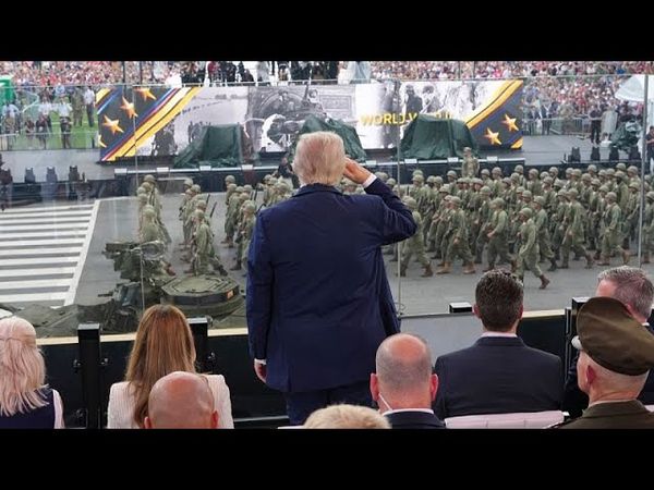 Trump hosts military parade for US Army anniversary amid 'No Kings' protests across the country