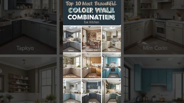 Top 10 Most Beautiful Kitchen Wall Colour Combinations (2025)  #interiordesign #homedecor