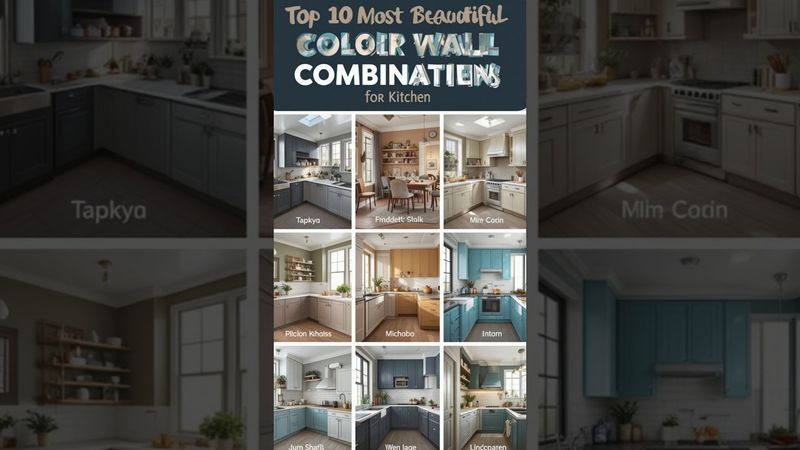Top 10 Most Beautiful Kitchen Wall Colour Combinations (2025)  #interiordesign #homedecor