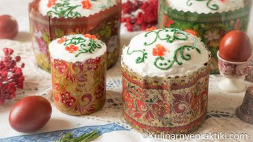 Творожный пасхальный кулич с французским акцентом