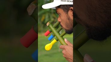 Pure Green  Creations with three clour balloone Slingshots #Bamboo #Bambooart