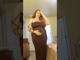 temu review: Y2K chic fishtail hem cami dress