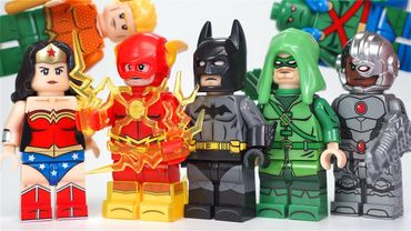LEGO Justice League Classic | Batman | Flash | Green Arrow Unofficial Lego Minifigures KDL853