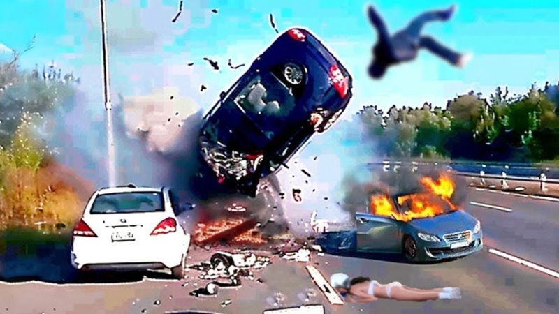 46 Momen Gila Kecelakaan Mobil Kompilasi Orang Idiot di Mobil Langsung Tertangkap Kamera