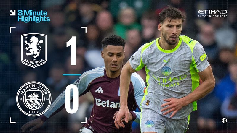 EXTENDED HIGHLIGHTS | Aston Villa 1-0 Man City | Unbeaten run comes to an end!