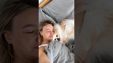 Любовь приемной собаки оказалась такой #собака#шпиц#передержка#любовь#счастье#обнимашки #доброеутро