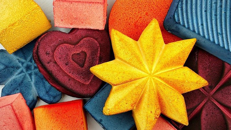 Dyed chalk★COLORED GYM CHALK★Crispy powder★Compilation set★Oddly satisfying video★