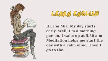 English Listening Practice || Improve Your English Level 1 || My Day || English Story