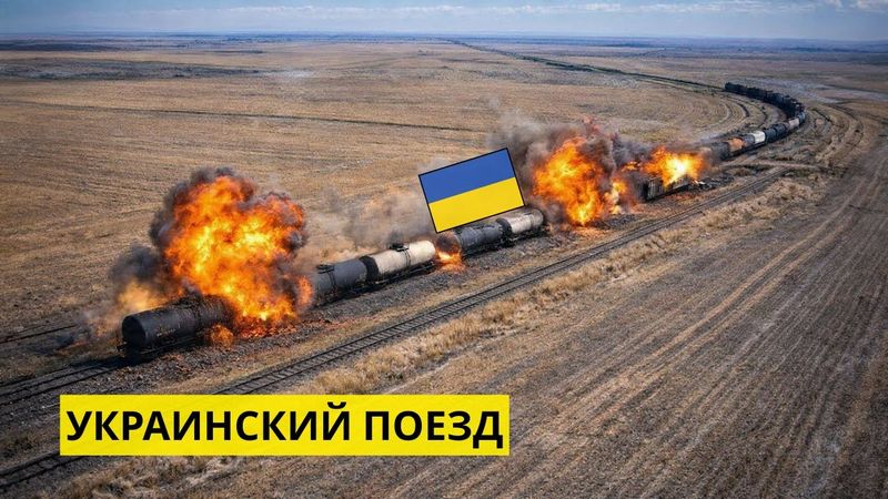 Россияне устроили засаду на поезд НАТО — и ​​вот что произошло...