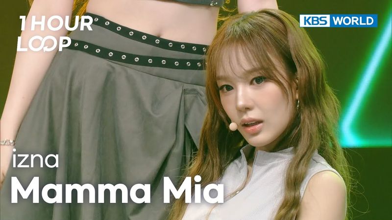 [1HR LOOP🔥] izna - Mamma Mia [Music Bank] | KBS WORLD TV 251024