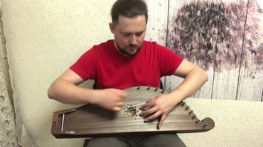 Гусли Ладья 13 струн мастерская Гусельник, мастер Игорь Крашенинников, демонстрирует Дмитрий Львов