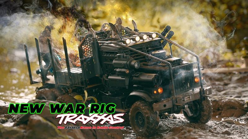 Rc Crawler Traxxas Trx6 Custom Body War Rig Truck  -  Off-road 6x6 Rc Truck